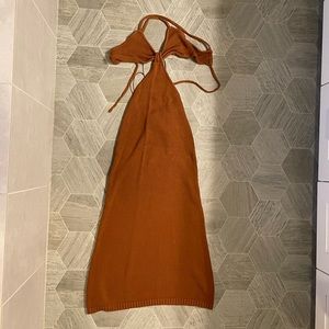 Midi Cutout Knit Dress